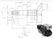 01-99008  ZONGSHEN MEGHAJT MOTOR ZONGSHEN GB200 196cc 6,5 KPOS TENGELY