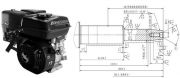  01-99014  ZONGSHEN MEGHAJT MOTOR ZONGSHEN GB420 420cc 13,0 KPOS TENGELY, (felhasznls ramfejlesztkben)