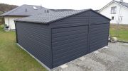  6x5 m _   Garzs vzszintes bordzssal, szeglyekkel s ereszcsatornval