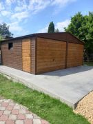  6x5 m_6   Garzs vizszintes bordzssal, szeglyekkel s ereszcsatornval