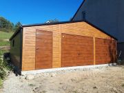  8x5 m_1   Garzs vizszintes bordzssal, szeglyekkel s ereszcsatornval